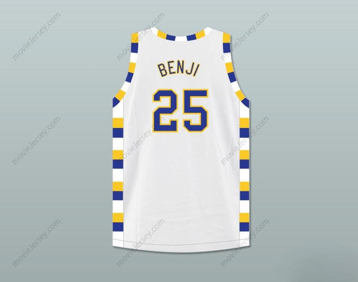 CUSTOM ANY Name Number BEN 'BENJI' WILSON 25 SIMEON CAREER ACADEMY WOLVERINES WHITE BASKETBALL JERSEY Top Stitched S-6XL