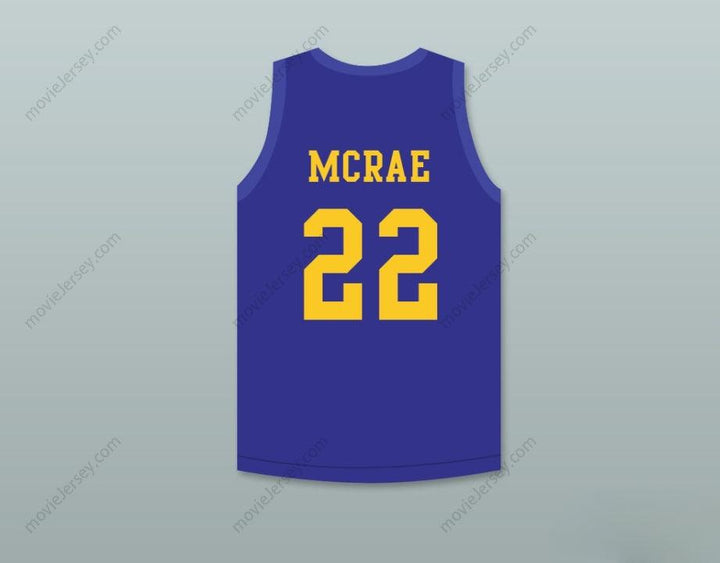 CUSTOM ANY Name Number ANFERNEE HARDAWAY BUTCH MCRAE 22   BLUE BASKETBALL JERSEY WITH BLUE CHIPS PATCH Top Stitched S-6XL
