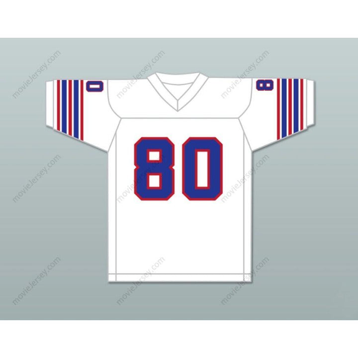 CUSTOM ANY Name Number 1974 WFL STEVE BARRIOS 80 BIRMINGHAM AMERICANS ROAD Football Jersey Top Stitched S-6XL