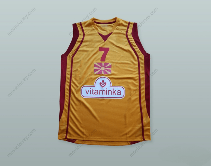CUSTOM ANY Name Number LESTER 'BO' MCCALEBB 7 MACEDONIA BASKETBALL JERSEY Top Stitched S-6XL