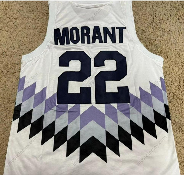Mens Basketball JERSEY MORANT #22 CRESTWOOD HIGH SCHOOL JERSEY All Stitched