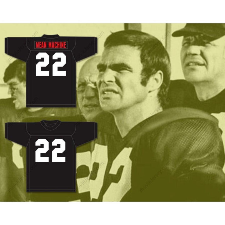 CUSTOM ANY Name Number BURT REYNOLDS 22 PAUL CREWE MEAN MACHINE CONVICTS FOOTBALL JERSEY Jersey Top Stitched S-6XL