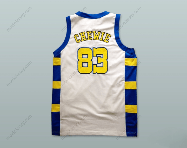 CUSTOM ANY Name Number CHEWIE 83 WOOKIEES WHITE BASKETBALL JERSEY Top Stitched S-6XL