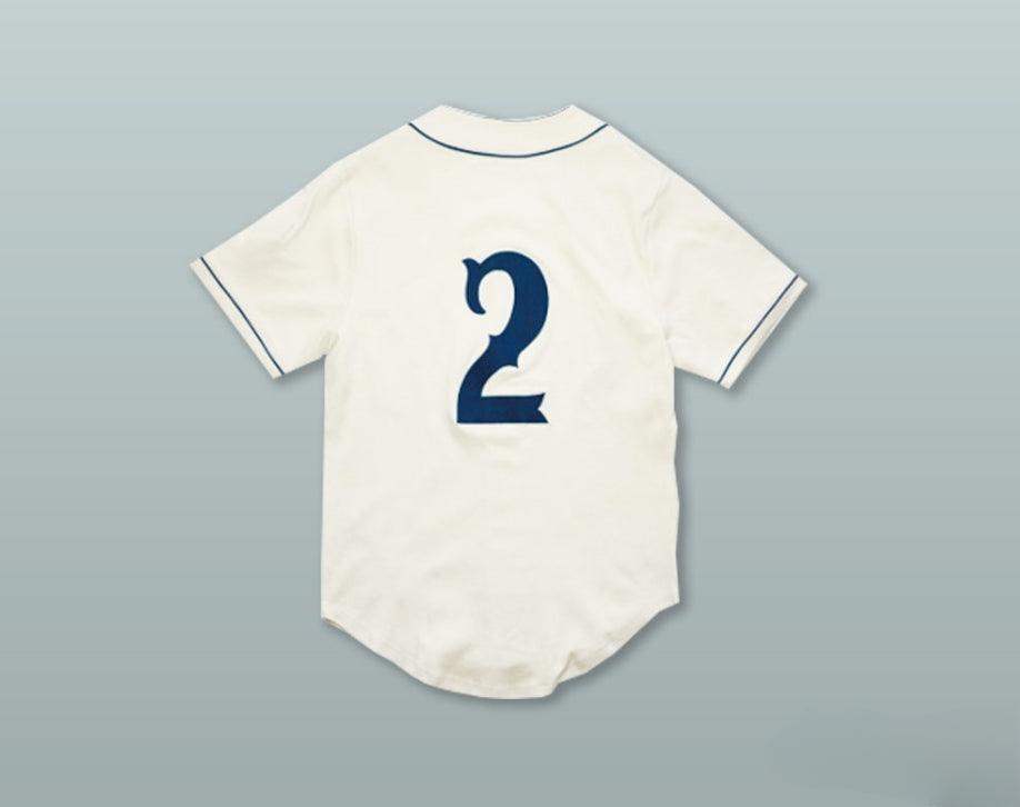 Custom Any Name Number BLACK 2 NEGRO LEAGUE WHITE BASEBALL JERSEY Top Stitched S-6XL