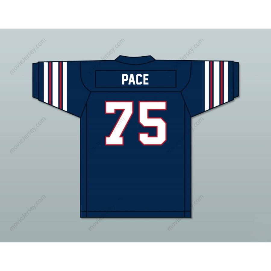 CUSTOM ANY Name Number ORLANDO PACE 75 SANDUSKY HIGH SCHOOL BLUE STREAKS FOOTBALL JERSEY Top Stitched S-6XL