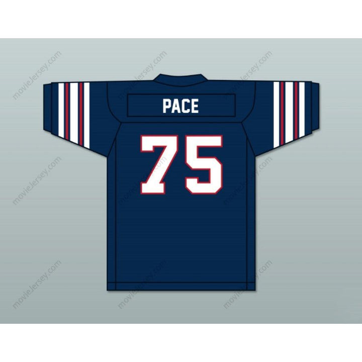 CUSTOM ANY Name Number ORLANDO PACE 75 SANDUSKY HIGH SCHOOL BLUE STREAKS FOOTBALL JERSEY Top Stitched S-6XL
