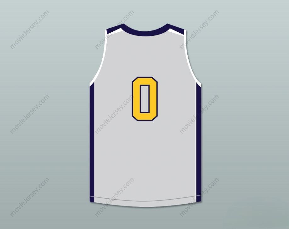 CUSTOM ANY Name Number TERRON FORTE 0 LIBERTY HIGH SCHOOL LIGHT GRAY BASKETBALL JERSEY AMATEUR Top Stitched S-6XL