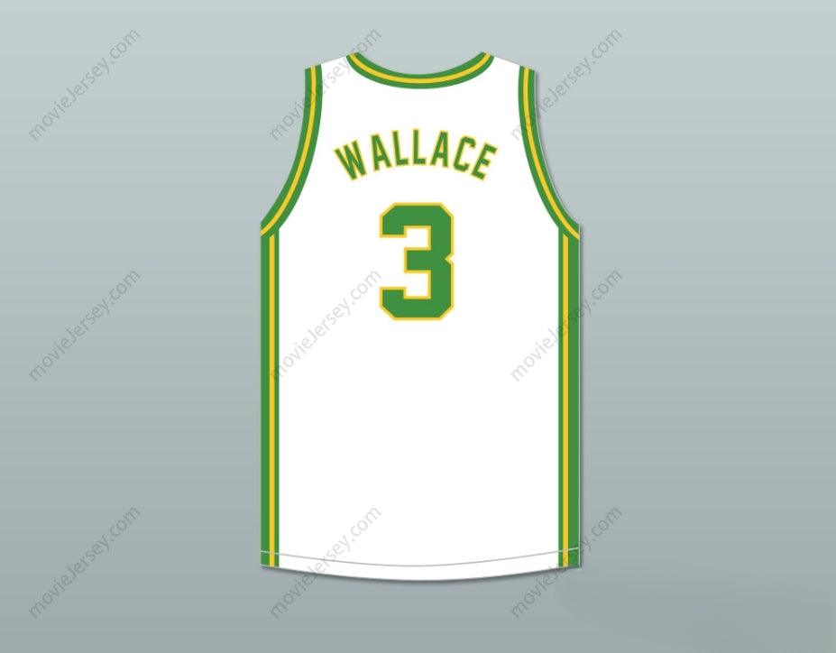 CUSTOM ANY Name Number BEN WALLACE 3 CENTRAL HIGH SCHOOL HAYNEVILLE LIONS WHITE BASKETBALL JERSEY Top Stitched S-6XL