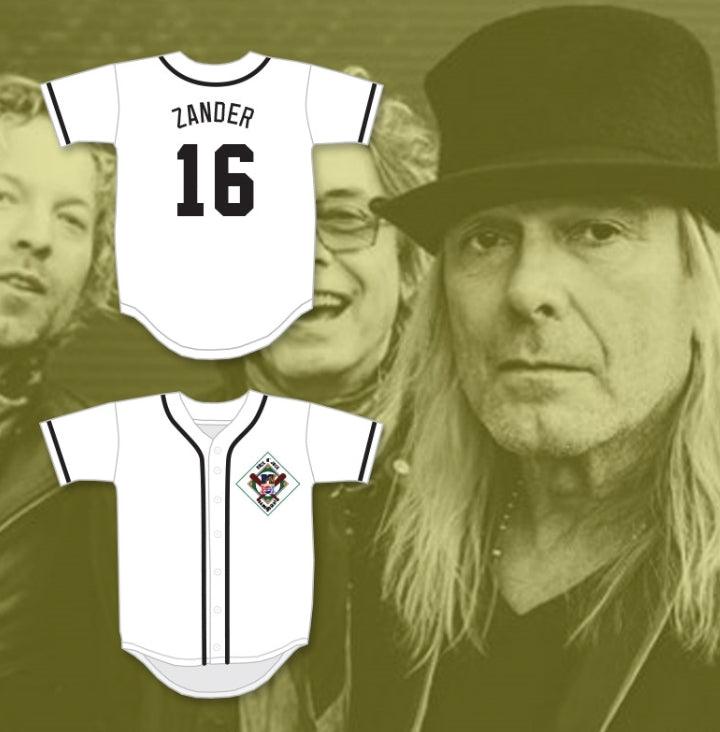 Custom Any Name Number ROBIN ZANDER 16 SALAMANDERS BASEBALL JERSEY 1ST ANNUAL ROCK N' JOCK DIAMOND DERBY Top Stitched S-6XL