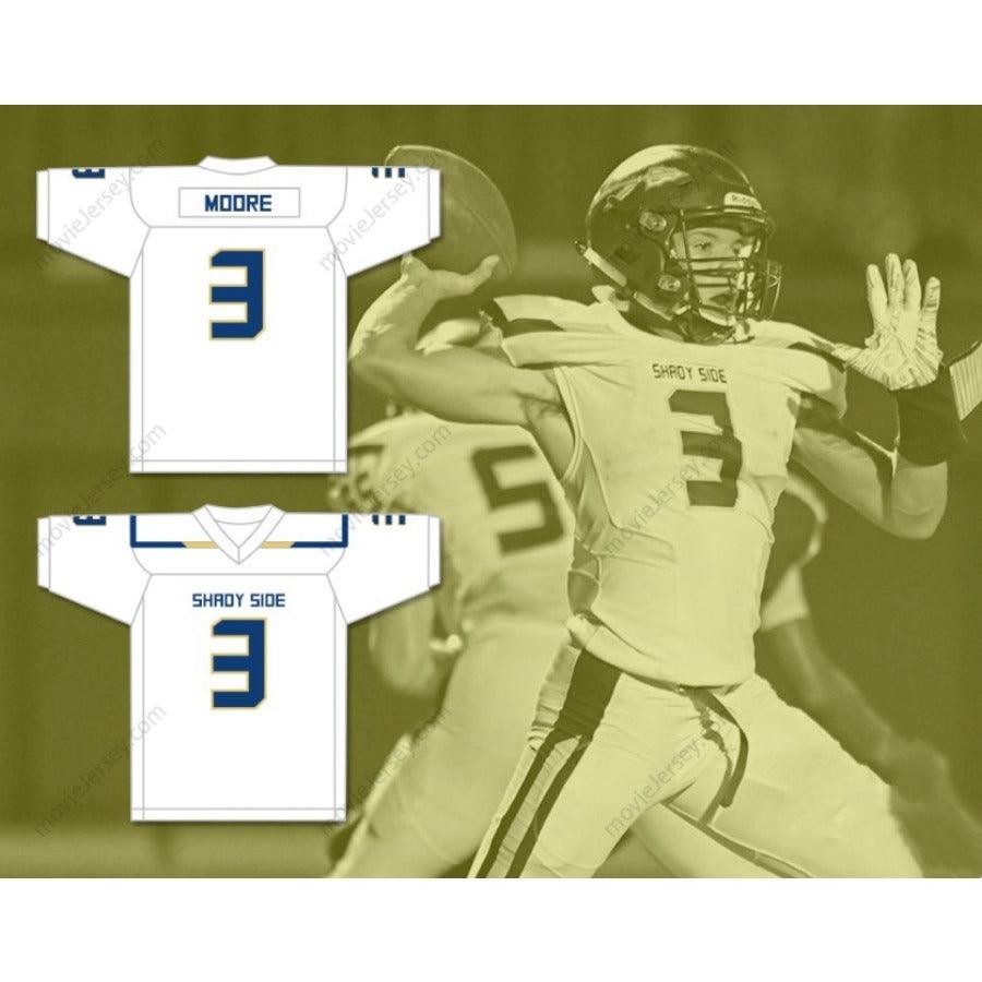 CUSTOM ANY Name Number SKYY MOORE 3 SHADY SIDE ACADEMY BULLDOGS Football Jersey Top Stitched S-6XL