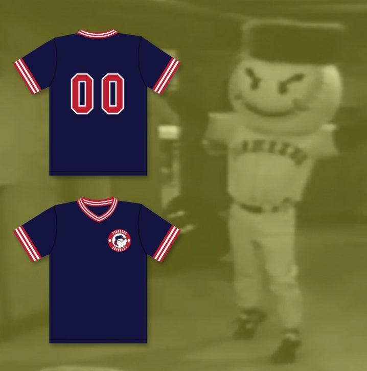 Custom Any Name Number MASCOT HARDBALL 00 PIONEERS AWAY BASEBALL JERSEY HARDBALL SITCOM Top Stitched S-6XL