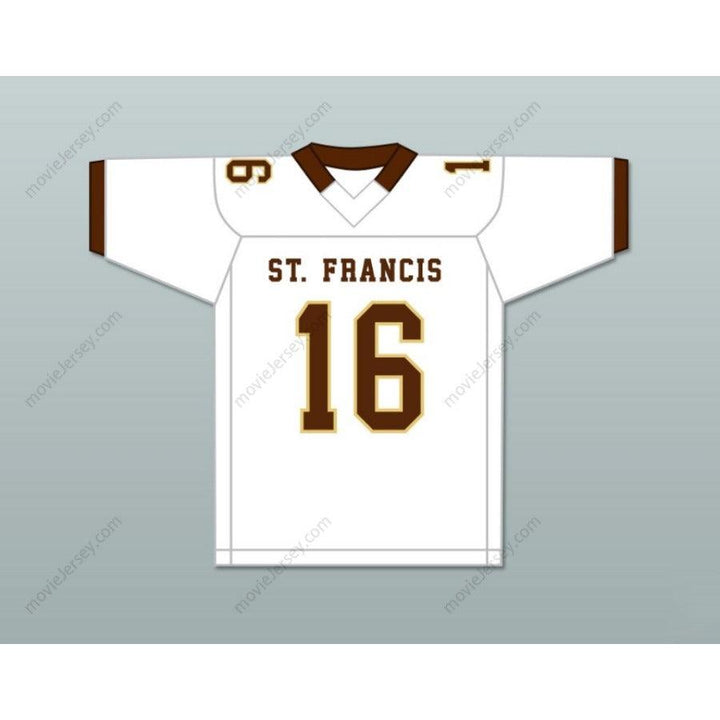 CUSTOM ANY Name Number GREG DULCICH 16 SAINT FRANCIS HIGH SCHOOL GOLDEN KNIGHTS Football Jersey Top Stitched S-6XL