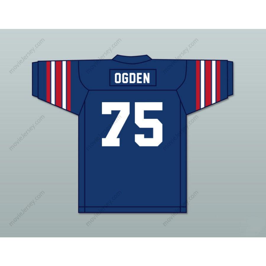 CUSTOM BULLDOGS DARK JONATHAN OGDEN 75 SCHOOL FOOTBALL JERSEY S-6XL