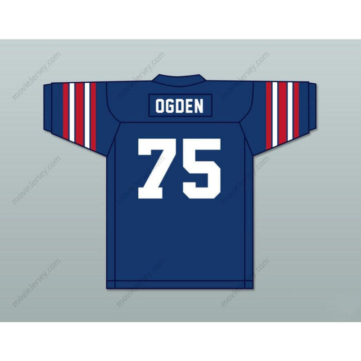 CUSTOM BULLDOGS DARK JONATHAN OGDEN 75 SCHOOL FOOTBALL JERSEY S-6XL