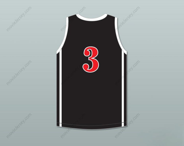 CUSTOM ANY Name Number MARCUS SMART 3 EDWARD S. MARCUS HIGH SCHOOL MARAUDERS BLACK BASKETBALL JERSEY 1 Top Stitched S-6XL