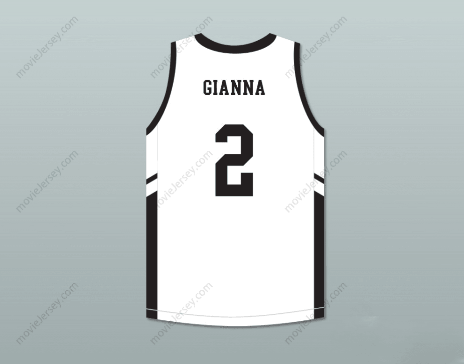 CUSTOM ANY Name Number GIANNA 2 MAMBA BALLERS WHITE BASKETBALL JERSEY VERSION 2 Top Stitched S-6XL