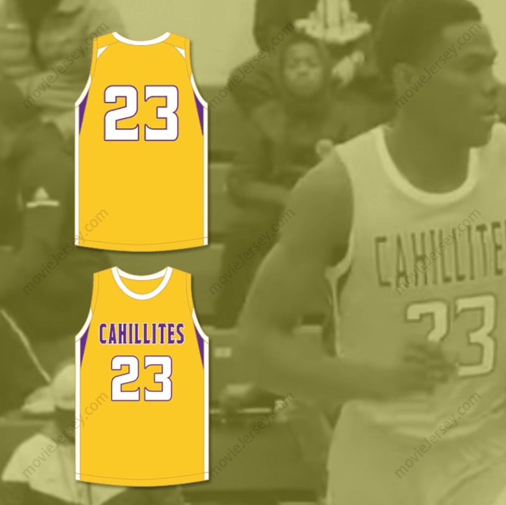Custom Any Name JALEN DUREN 23 ROMAN CATHOLIC HIGH SCHOOL CAHILLITES YELLOW GOLD BASKETBALL JERSEY 1 Top Stitched S-6XL