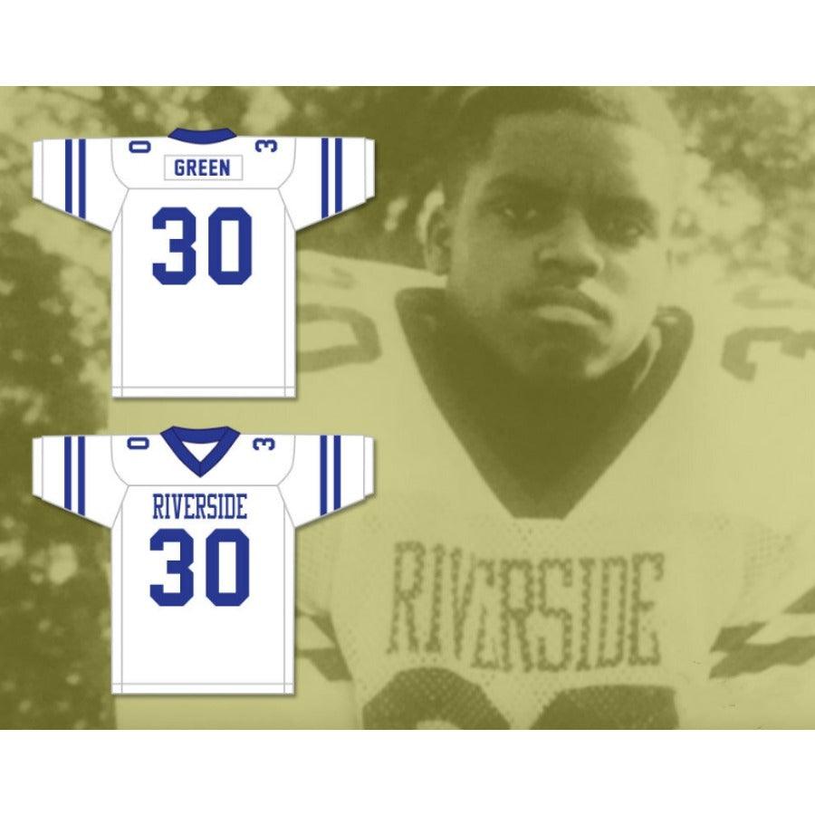 CUSTOM ANY Name Number CEE LO GREEN 30 RIVERSIDE MILITARY ACADEMY Football Jersey Top Stitched S-6XL