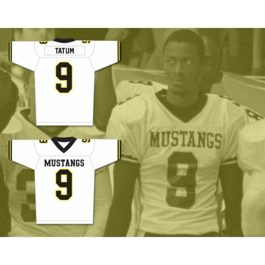 CUSTOM ANY Name Number RAY VOODOO TATUM WEST CAMBRIA MUSTANGS 9 FOOTBALL JERSEY FRIDAY NIGHT LIGHTS Top Stitched S-6XL