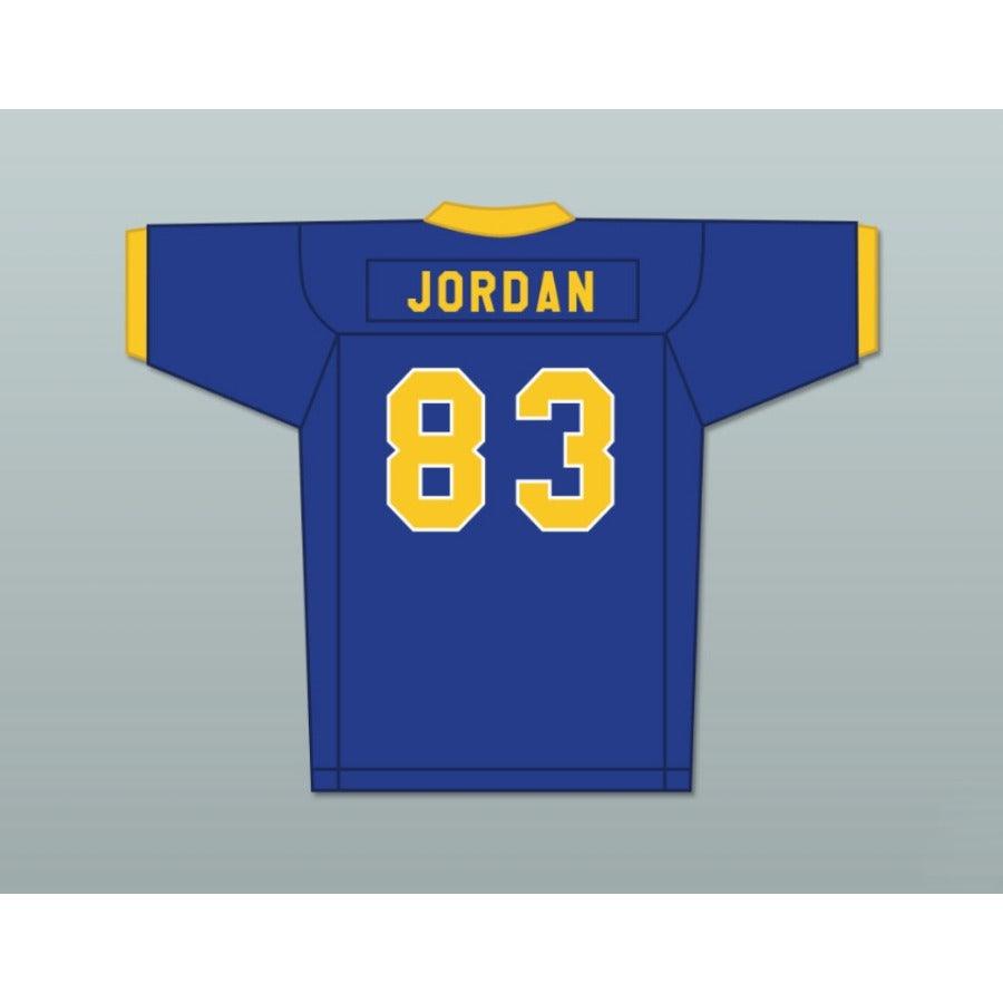 CUSTOM ANY Name Number BUCCANEERS BLUE MICHAEL JORDAN 83 Football Jersey Top Stitched S-6XL
