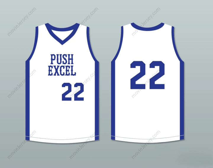 CUSTOM ANY Name Number KEVIN WILLIS 22 PUSH EXCEL PRO BASKETBALL CLASSIC WHITE BASKETBALL JERSEY 1985 CHARITY EVENT Top Stitched S-6XL