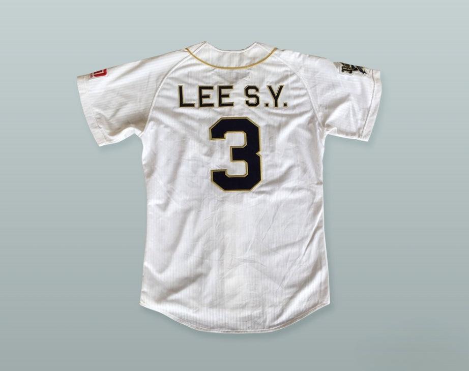 Custom Any Name Number LEE S.Y. 3 ORIX BUFFALOES BASEBALL JERSEY WITH PATCHES Top Stitched S-6XL