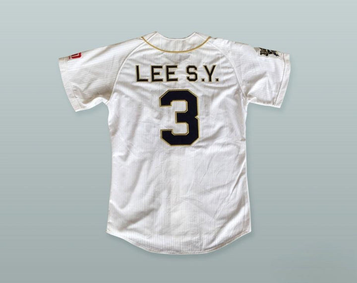 Custom Any Name Number LEE S.Y. 3 ORIX BUFFALOES BASEBALL JERSEY WITH PATCHES Top Stitched S-6XL