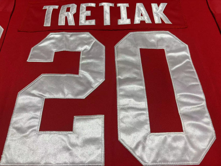 Custom Any Name Number VLADISLAV TRETIAK USSR CCCP HOCKEY JERSEY Stitched Top Stitched S-6XL