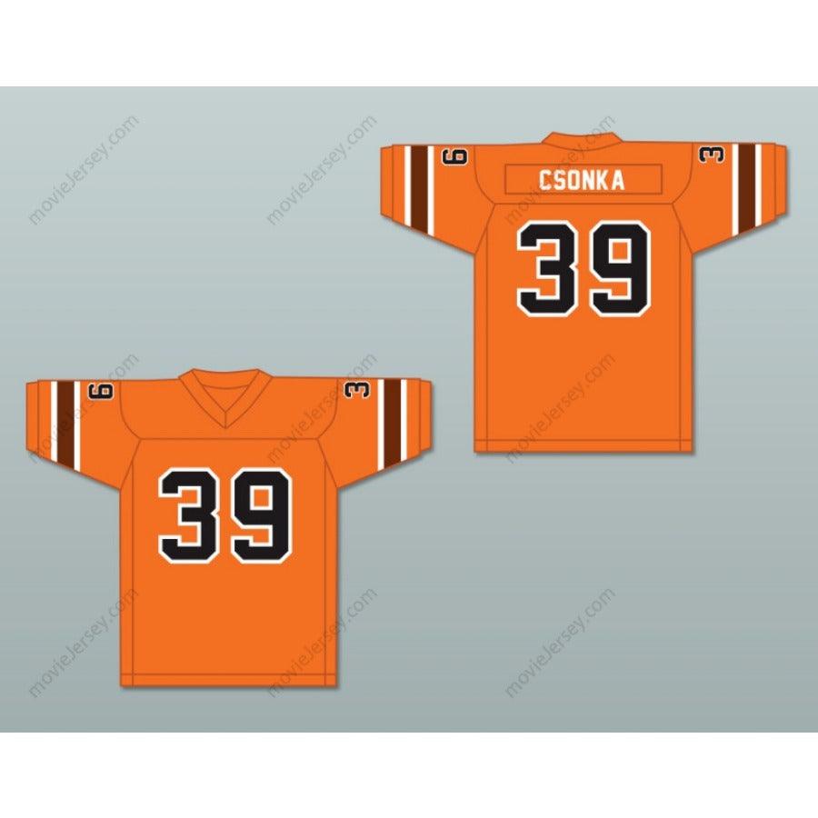 CUSTOM ANY Name Number 1974-75 WFL LARRY CSONKA 39 MEMPHIS GRIZZLIES ROAD Football Jersey Top Stitched S-6XL