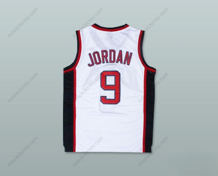 CUSTOM ANY Name Number 1984 MICHAEL   9 USA TEAM HOME BASKETBALL JERSEY Top Stitched S-6XL
