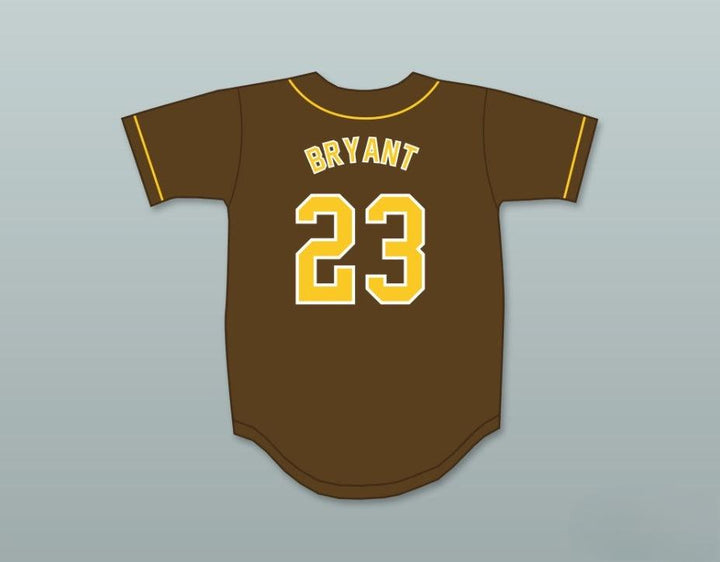 Custom Any Name Number KRIS BRYANT 23 BONANZA HIGH SCHOOL   BROWN BASEBALL JERSEY 4 Top Stitched S-6XL