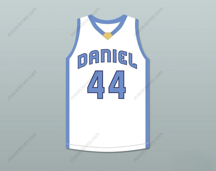 CUSTOM ANY Name Number DEANDRE HOPKINS 44 D. W. DANIEL HIGH SCHOOL LIONS WHITE BASKETBALL JERSEY Top Stitched S-6XL
