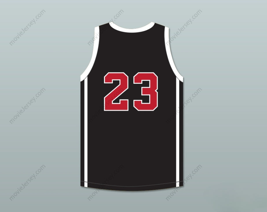 CUSTOM ANY Name Number LEBRON JAMES 23 OHIO SHOOTING STARS AAU BLACK BASKETBALL JERSEY MORE THAN A GAME Top Stitched S-6XL
