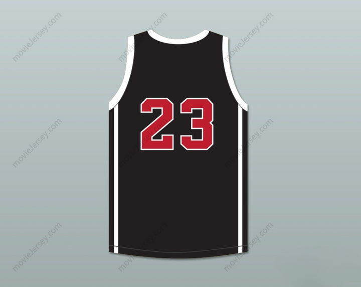 CUSTOM ANY Name Number LEBRON JAMES 23 OHIO SHOOTING STARS AAU BLACK BASKETBALL JERSEY MORE THAN A GAME Top Stitched S-6XL