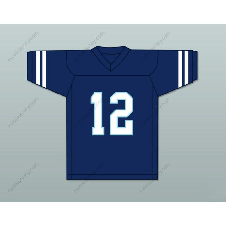 CUSTOM ANY Name Number AARON RODGERS 12 PLEASANT VALLEY HIGH SCHOOL VIKINGS WHITE FOOTBALL JERSEY Top Stitched S-6XL