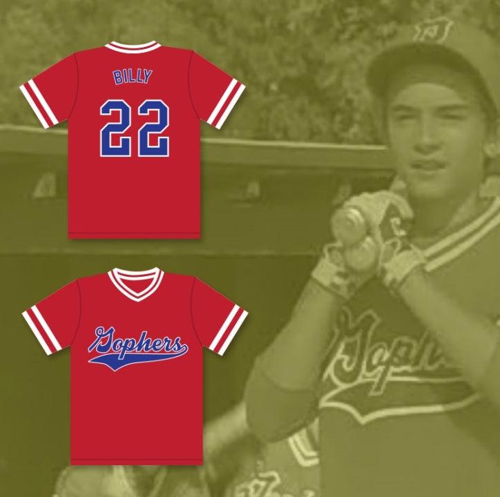 Custom Any Name Number BILLY 22 GOPHERS LIITLE LEAGUE BASEBALL JERSEY LITTLE BIG LEAGUE Top Stitched S-6XL