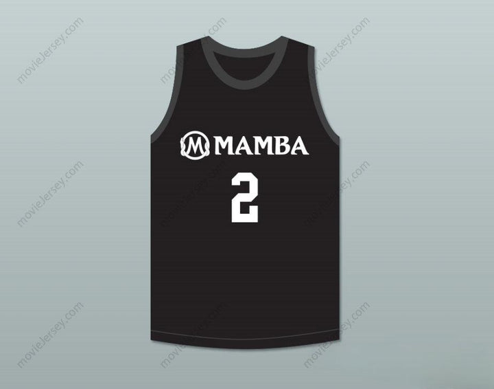 CUSTOM ANY Name Number GIANNA 2 MAMBA BALLERS BLACK BASKETBALL JERSEY Top Stitched S-6XL