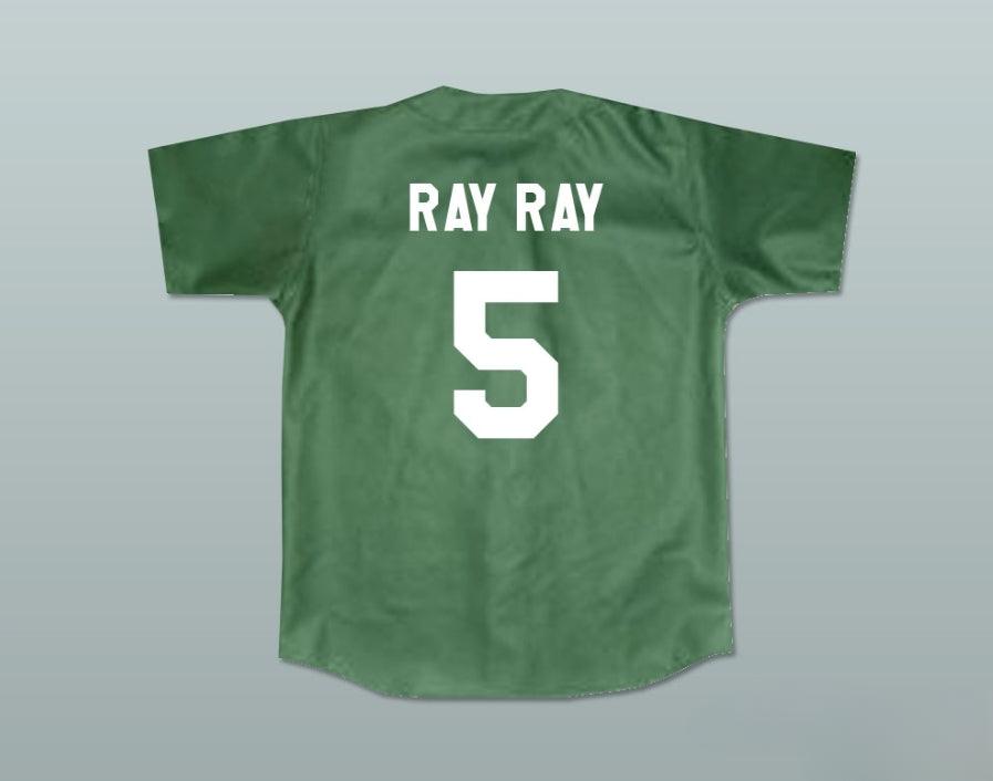 Custom Any Name Number RAYMOND 'RAY RAY' BENNET 5 KEKAMBAS BASEBALL JERSEY HARDBALL DARK GREEN Top Stitched S-6XL