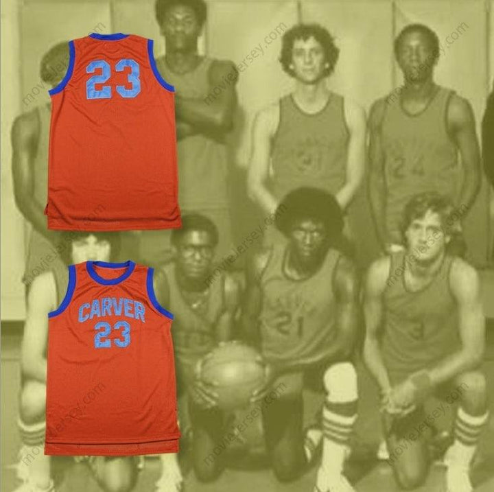 CUSTOM ANY Name Number 23 CARVER HIGH SCHOOL BASKETBALL JERSEY WHITE SHADOW Top Stitched S-6XL