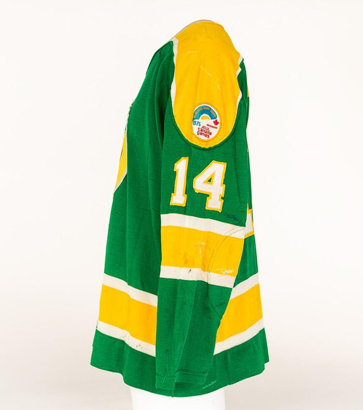 Custom Earl Ingarfield Jr's Circa-1975 Lethbridge Broncos Game-Worn HOCKEY JERSEY