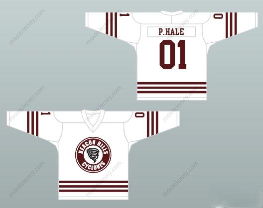Custom Any Name Number Peter Hale 01 Beacon Hills Cyclones Hockey Jersey Teen Wolf TV Top Stitched S-6XL