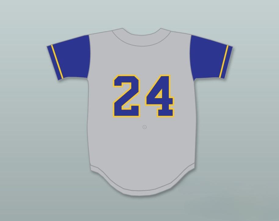 Custom Any Name Number KEN GRIFFEY JR 24 ARCHBISHOP   HIGH SCHOOL CRUSADERS GRAY BASEBALL JERSEY 3 Top Stitched S-6XL