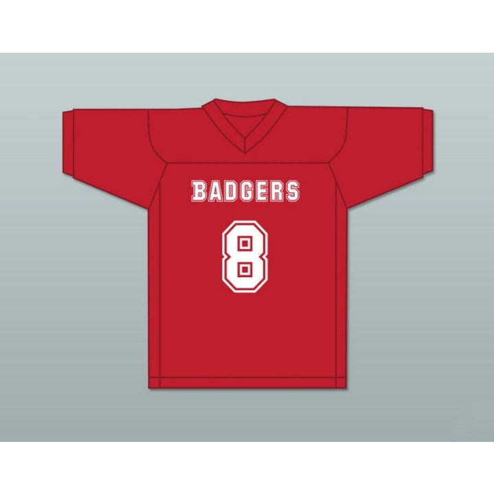 CUSTOM ANY Name Number HODGES 8 PUTNAM BADGERS HIGH SCHOOL RED Football Jersey Top Stitched S-6XL