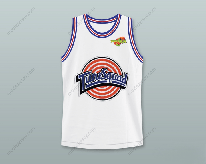 CUSTOM ANY Name Number TWEETY BIRD 1/3 TUNE SQUAD BASKETBALL JERSEY WITH SPACE JAM PATCH Top Stitched S-6XL