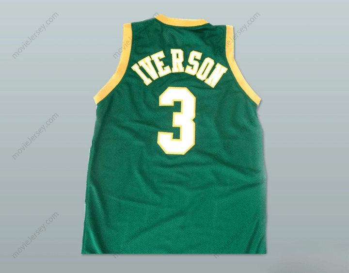 CUSTOM ANY Name Number ALLEN IVERSON BETHEL HIGH SCHOOL BASKETBALL JERSEY NEW Top Stitched S-6XL