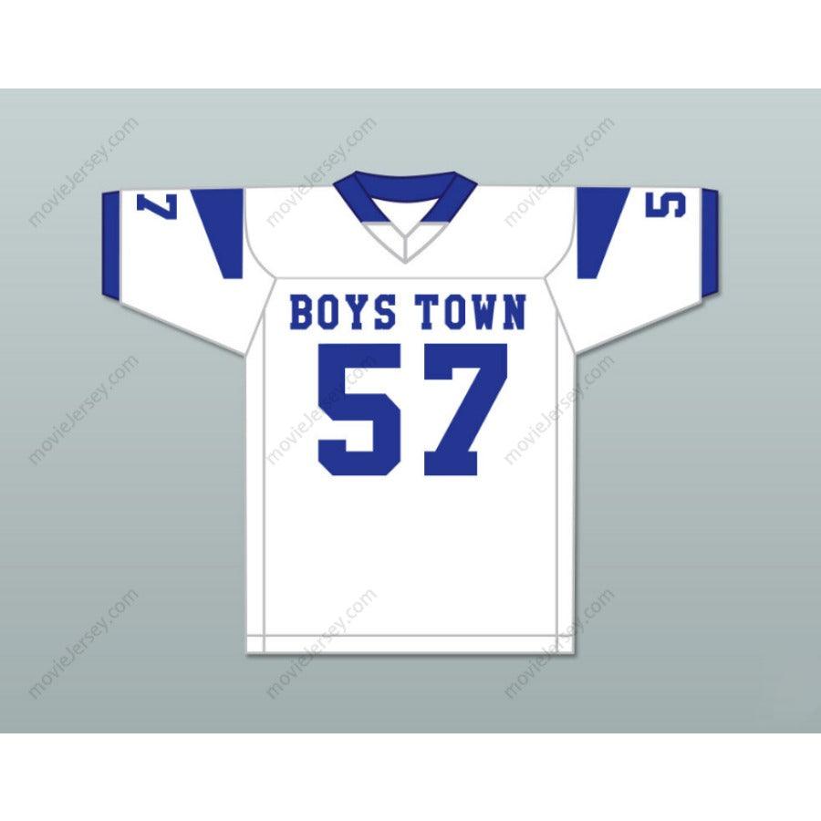 CUSTOM SHAQUIL BARRETT 57 BOYS TOWN HIGH SCHOOL FOOTBALL JERSEY Stitched S-6XL