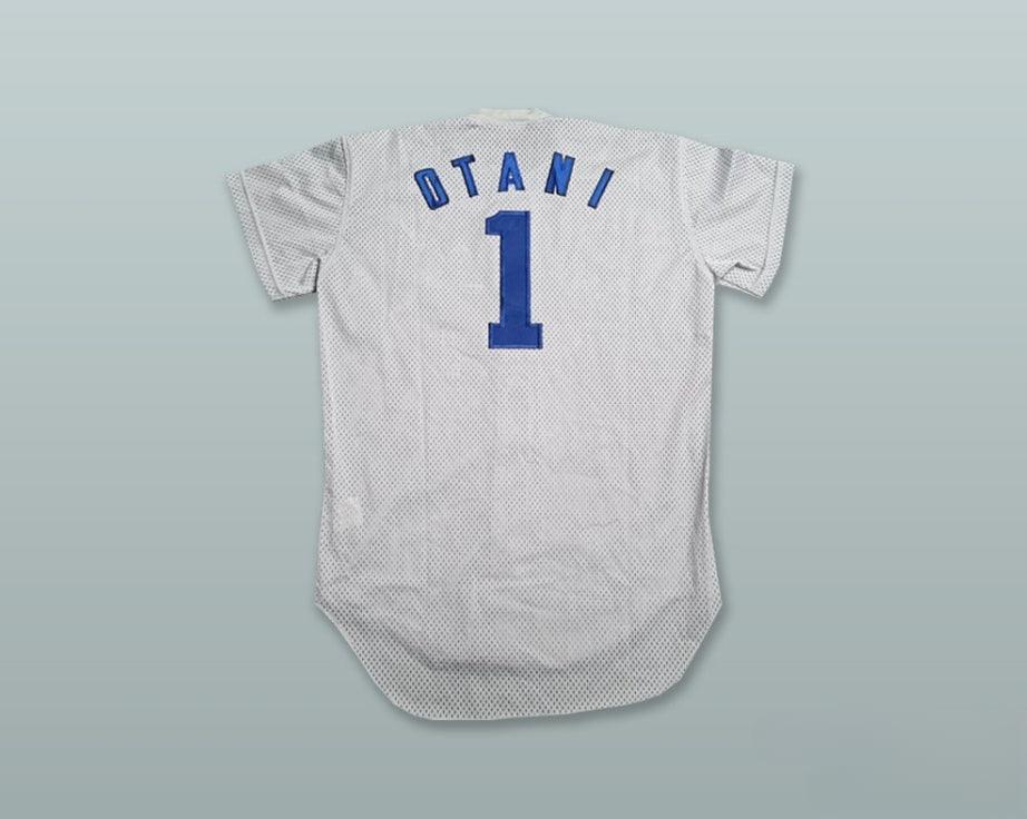 Custom Any Name Number OTANI 1 BOMBERS JAPAN GRAY BASEBALL JERSEY Top Stitched S-6XL