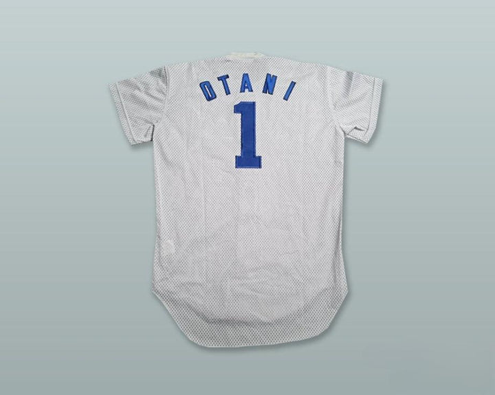 Custom Any Name Number OTANI 1 BOMBERS JAPAN GRAY BASEBALL JERSEY Top Stitched S-6XL