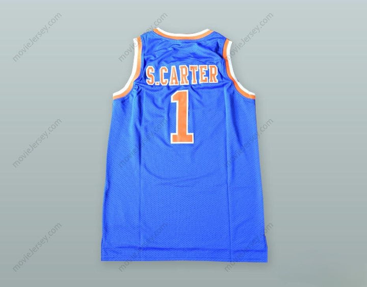 CUSTOM ANY Name Number SHAWN CARTER 1 ROC-A-FELLA BLUE BASKETBALL JERSEY Top Stitched S-6XL