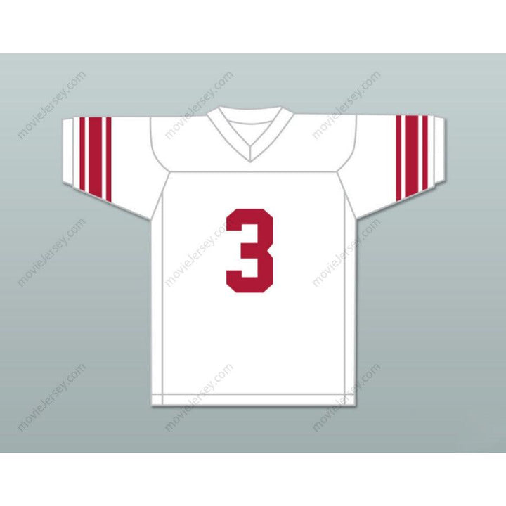 CUSTOM BARRY SANDERS 3 NORTH HIGH SCHOOL REDSKINS FOOTBALL JERSEY S-6XL Top Stitched S-6XL